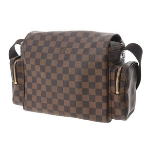Louis Vuitton Reporter Canvas Brown Damier Melville Shoulder Bag